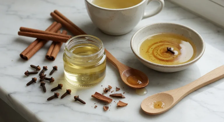 Oil pulling con olio MCT, chiodi di garofano e cannella: la guida sicura per farlo a casa