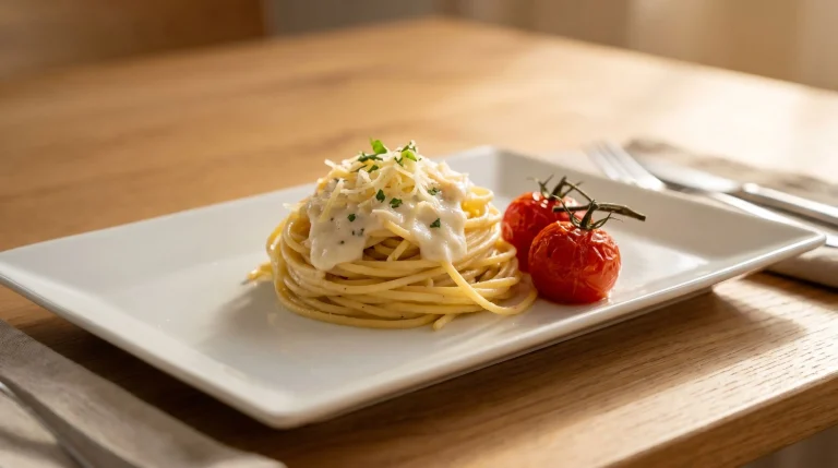 Pasta al rosmarino, aglio e parmigiano con pomodorini arrosto: la ricetta della nonna che sa di orto