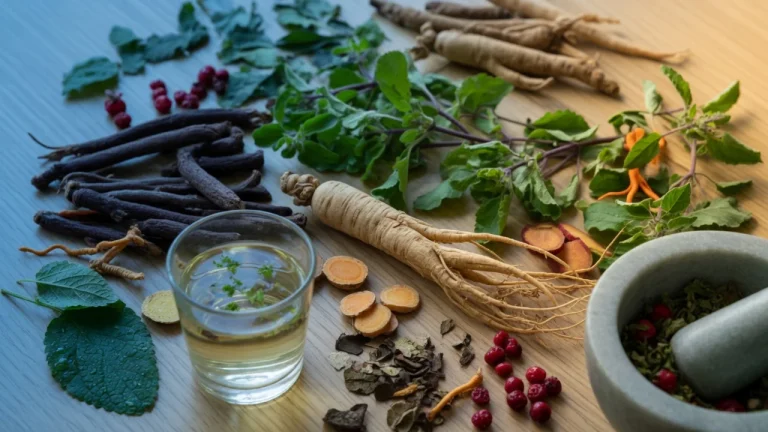Erbe adattogene per energia e concentrazione: l'alternativa scientifica al caffè