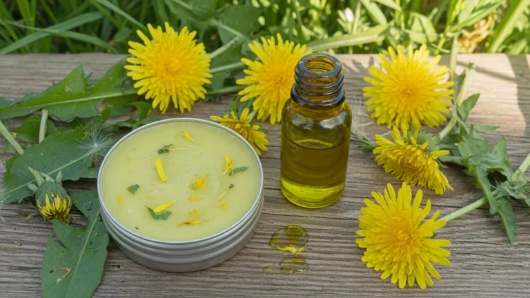 Olio e balsamo solido di tarassaco: la ricetta cosmetica naturale che rivaluta il fiore di prato