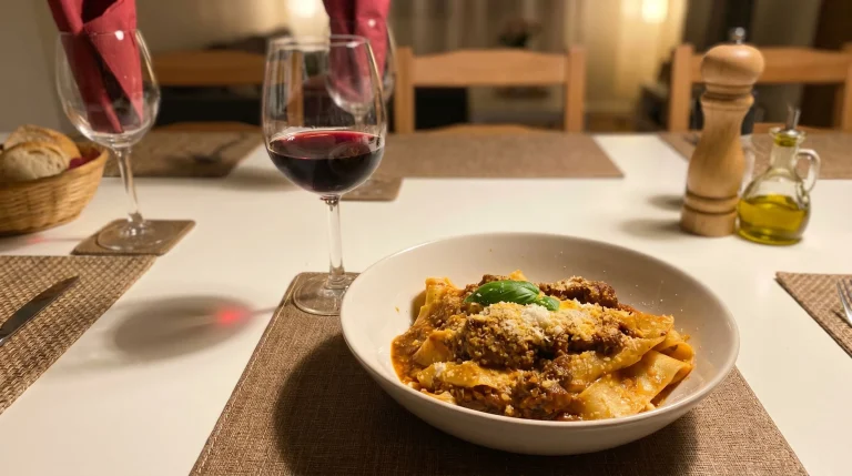 Ragù di stinco di manzo con pappardelle: il segreto della cottura lenta come faceva la nonna