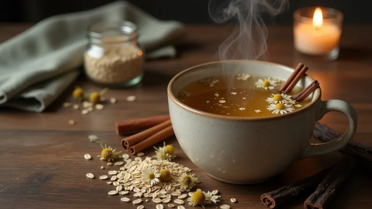 Tisana serale all'avena: la ricetta calmante con camomilla, cannella e liquirizia