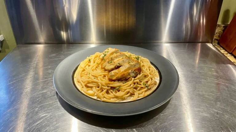 Pasta cremosa con pollo: il piatto unico della nonna che scalda il cuore