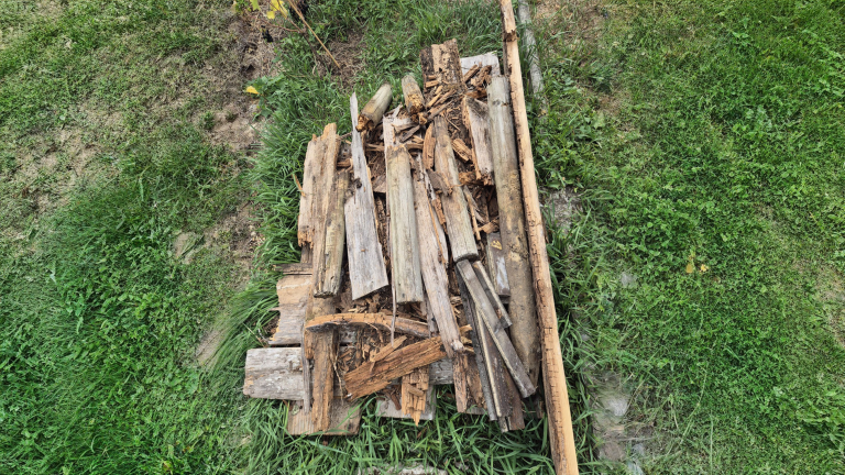 Legno morto in giardino: come costruire una catasta davvero viva (e non un semplice mucchio di legna)