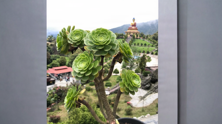 Aeonium arboreum: la succulenta che dorme d'estate e cresce d'inverno, e cosa fare se una rosetta fiorisce
